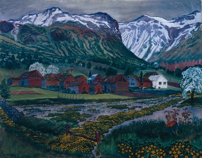 noche de ranúnculo de Nikolai Astrup