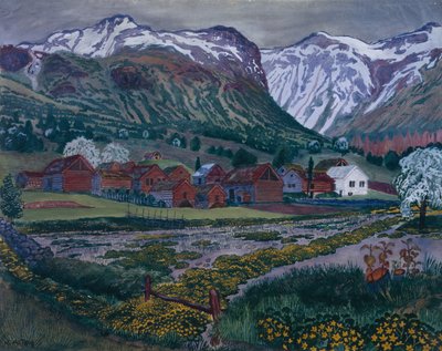 noche de ranúnculo de Nikolai Astrup