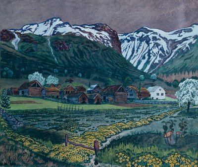 noche de ranúnculo de Nikolai Astrup