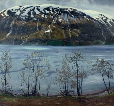 Tarde gris de primavera de Nikolai Astrup