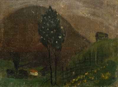 paisaje de primavera de Nikolai Astrup