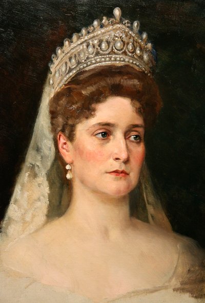 Retrato de la emperatriz Alexandra Feodorovna, 1907 de Nikolai Bodarevsky