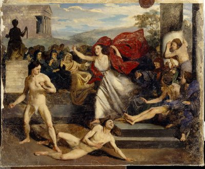 Los Juegos Olímpicos Antiguos. Boxeo de Nikolai Dmitrievich Dmitriev Orenburgsky