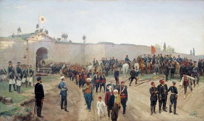 Capitulación turca en Nikopol el 4 de junio de 1877 de Nikolai Dmitrievich Dmitriev Orenburgsky