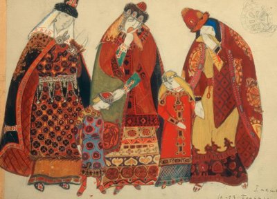 Borodin, Príncipe Igor / Figurines de Roerich de Nikolai Konstantinowitsch Roerich