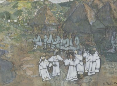 Danza en círculo, principios del siglo XX de Nikolai Konstantinowitsch Roerich