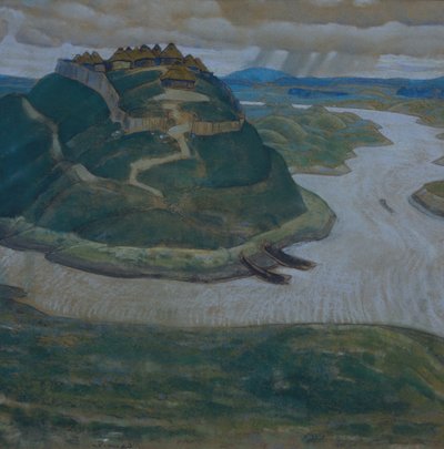 Gorodishche Antiguo asentamiento fortificado eslavo de Nikolai Konstantinowitsch Roerich