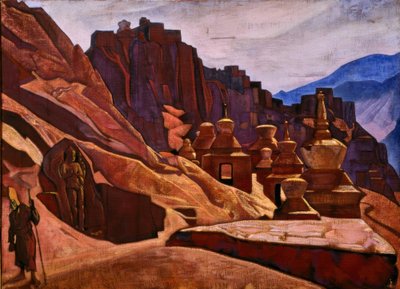 Monasterio de los Bonpo-Lamas en Tíbet de Nikolai Konstantinowitsch Roerich