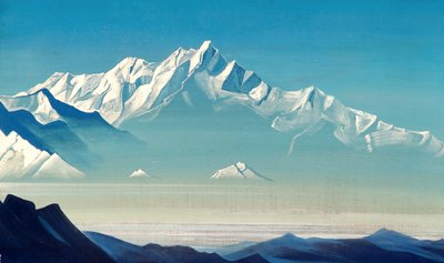 Monte de los Cinco Tesoros Dos Mundos, 1933 de Nikolai Konstantinowitsch Roerich