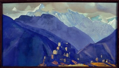 Stranghild. Monasterio en la montaña de Nikolai Konstantinowitsch Roerich