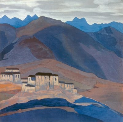 Monasterio tibetano de Nikolai Konstantinowitsch Roerich