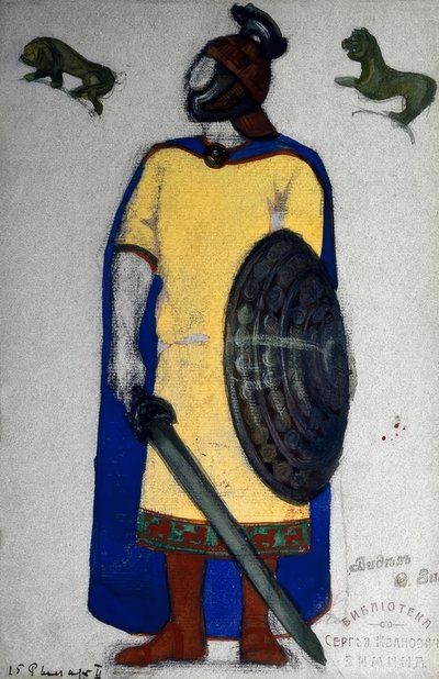Wagner / Tristán e Isolda / Figurina / Roerich de Nikolai Konstantinowitsch Roerich