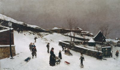 Foto de invierno de Nordnes, Bergen de Nikolai Martin Ulfsten