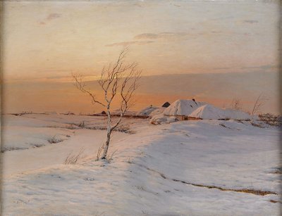Noche de invierno, 1895 de Nikolai Nikanorovich Dubovskoy