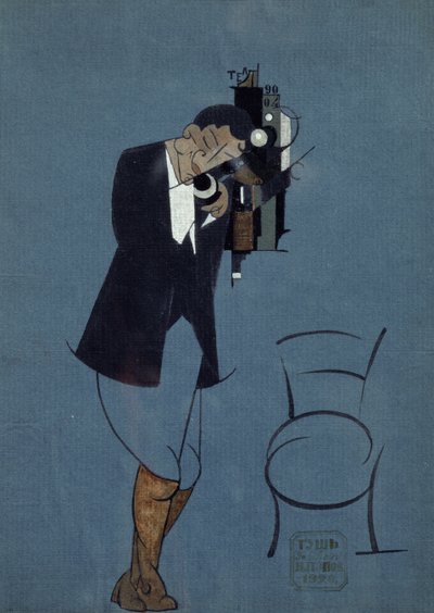 Autorretrato al teléfono de Nikolai Nikolaevich Popov