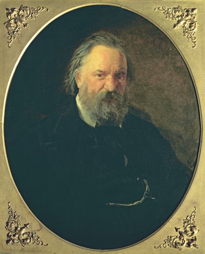 Retrato de Aleksandr Ivanovich Herzen (1812-70), 1867 de Nikolai Nikolajevitch Gay