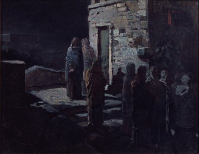 Cristo después de la Última Cena en Getsemaní de Nikolai Nikolayevich Ge