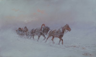 Tormenta de nieve de Nikolai Nikolayevich Karasin