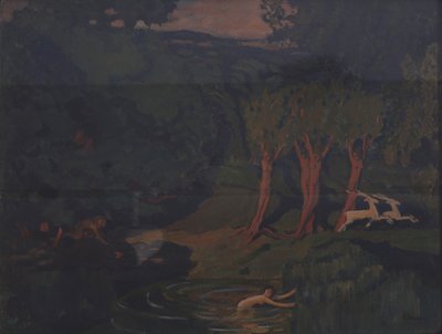 Pan y la ninfa Siringa de Nikolai Pavlovich Ulyanov