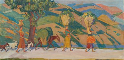Las colinas de Sabina, 1909-1912 de Nikolai Pavlovich Ulyanov