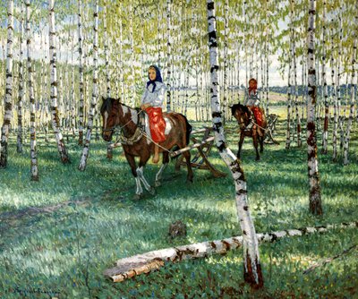 Al trabajo, 1921 de Nikolai Petrovich Bogdanov Belsky