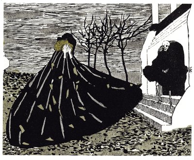 Ilustración de otoño para la revista Mir Iskusstva, 1902 de Nikolai Petrovich Feofilaktov
