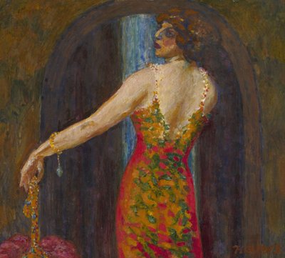 Retrato de Evfimia Nosova, de soltera Ryabushinskaya 1881-1960 de Nikolai Petrovich Feofilaktov