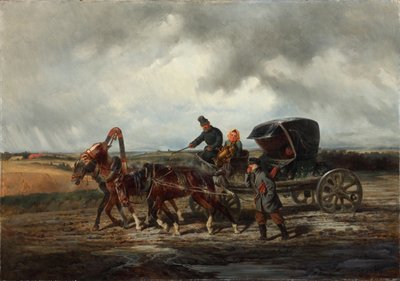 En el camino al sacamuelas, 1873 de Nikolai Yegorovich Sverchkov