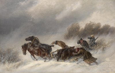 Regresando de una caza de osos, 1881 de Nikolai Yegorovich Sverchkov