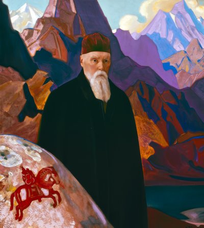 Reproducción del retrato de Nikolai Roerich de Nikolai Konstantinowitsch Roerich
