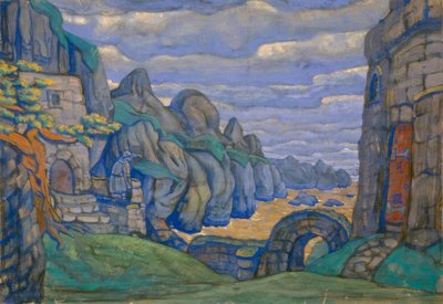 Tristán / Escenario de Roerich de Nikolai Konstantinowitsch Roerich