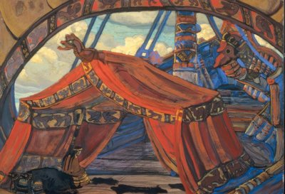 Tristán / Escenario de Roerich de Nikolai Konstantinowitsch Roerich