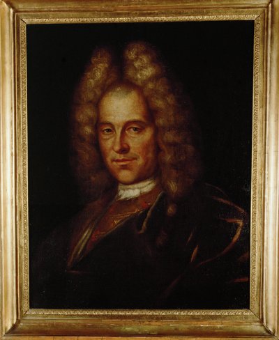 El compositor Johann Joseph Fux, pintó ... (pintura sobre lienzo) de Nikolaus Buck