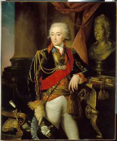 Retrato del Conde Alexander Dmitriev Mamonov (1758-1803). (Retrato del Conde Alexander Dmitriev Mamonov). Un amante de la emperatriz de Rusia Catalina II la Grande (1729-1796) desde 1786 hasta 1789. Pintura de Nikolai Ivanovich Argunov (Argunov) (1771-desp de Nikolay Ivanovich Argunov