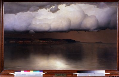 Silencio (Silencio). Pintura de Nikolai Nikanorovich Dubovskoy (1859-1918), huile sur toile de Nikolay Nikanorovich Dubovskoy