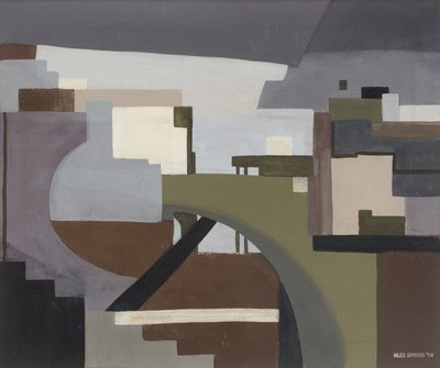 Paisaje urbano de precisión de Niles Spencer