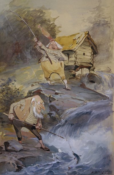 suerte de pesca de Nils Bergslien