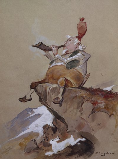 Jaktlur / cuerno de caza de Nils Bergslien