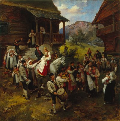 la granja de la boda de Nils Bergslien