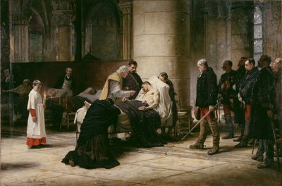 Muerte de un héroe, 1888 de Nils Forsberg the Elder