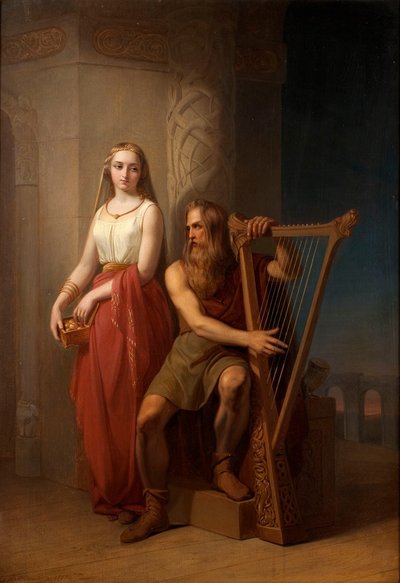 Idun y Bragi, 1846 de Nils Jakob Blommér