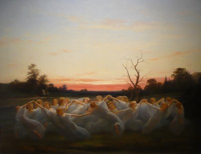 Elfos del prado Las hadas del prado de Nils Jakob Blommér