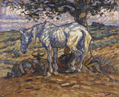 El caballo de Don Quijote, Rocinante, 1911 de Nils Kreuger