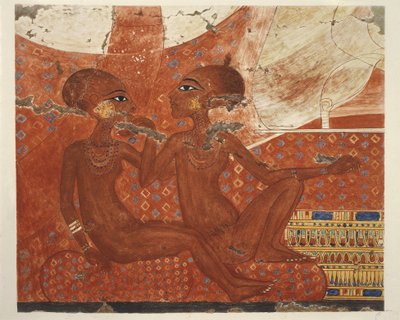 Pintura egipcia antigua, por Nina M. Davies,1936 de Nina de Garis Davies