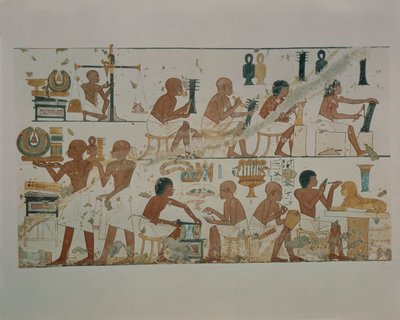 Pintura del Antiguo Egipto, por Nina M. Davies de Nina de Garis Davies