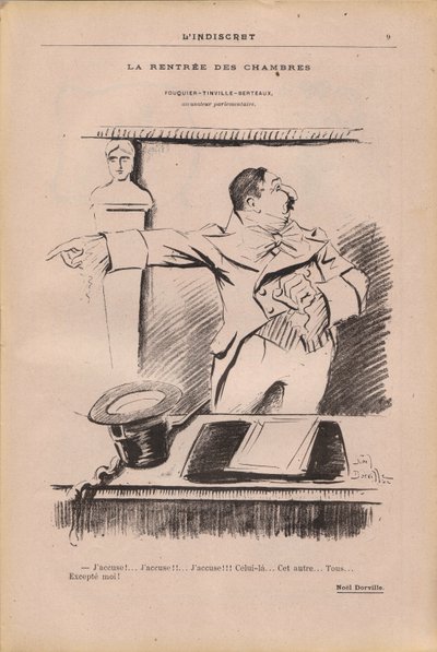 El Indiscreto, Satírico en N & B de Noel Dorville