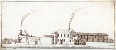 La casa de fieras con chimeneas humeantes de Noel Gasselin