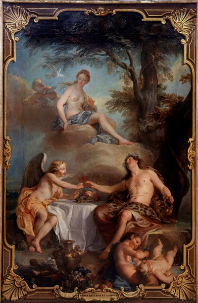 Venus, Baco y Amor de Noel Nicholas Coypel