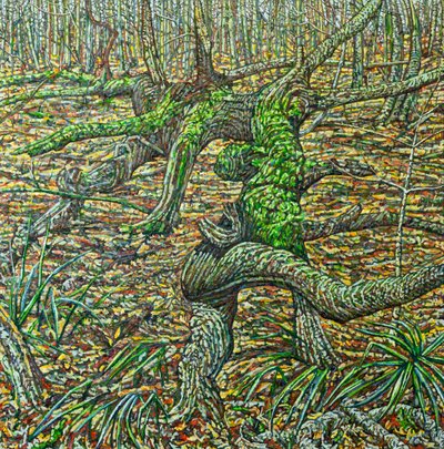 Herbst Tors, 2023 (óleo sobre lienzo) de Noel Paine