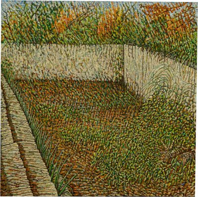 Time by the pool, 2022 (óleo sobre lino) de Noel Paine